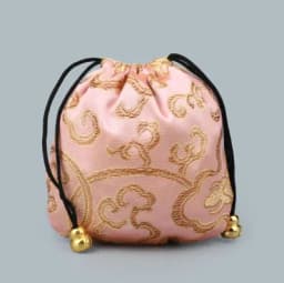 12pcs 11x11cm Silk Drawstring Pouch Bag for Necklace Bracelet Beads Jewelry Packaging Christmas Wedding Gift Organizers Pocket