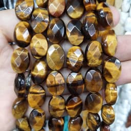 8 10 12mm Faceted Natural Stone Oval Shape Agates Crystal Turquoises Beads For Jewelry Making DIY Necklace Bracelet Accessories