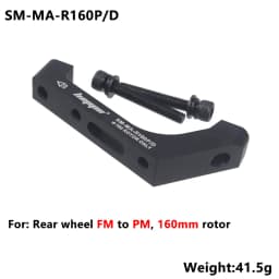 HEPPE Road Bike Disc Brake Adapter Flat Mount to Post Mount 160mm Rotor Bike FM to PM Converter Bike Disc Brake Mount Adapter