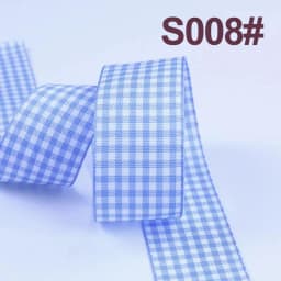 5Yards/Roll Plaid Ribbons Grosgrain Ribbon Gift Wrapping Polyester Ribbon Handmade DIY Bow Wedding Party Home Decor