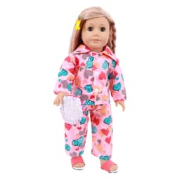 15 Styles Pajamas & Nightgown Cute Pattern Fit 18 Inch American Doll & 43Cm Baby Doll For Generation Accessories Girl's Toy