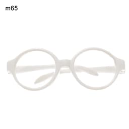 Colorful Mini Round Frame Glasses Eyewear Clear Lens Candy Color Eyeglasses Style For Bjd Blythe Plush Doll Accessory Gift