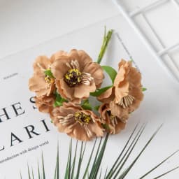 60Pcs Silk Cherry Christmas Decorations Home Stamen Mini Bouquet Wedding Diy Garland Artificial Flowers for Scrapbooking Crafts