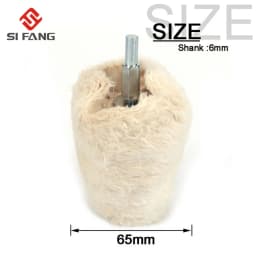 1Pc Cotton Polishing Wheels Cloth Buffing Wheel Grinder for Jewelry Wood Metal Abrasive Tools For Drill With 1/4'' Shank