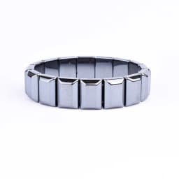 Weight Loss No Magnetic Therapy Bracelet For Men Women Geometric Black Hematite Stone Beads Stretch Health Care Bracelet Jewelry