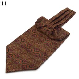 Men Vintage Polka Dot Wedding Formal Cravat Ascot Self British Style Gentleman Polyester Silk Paisley Neck Tie Suit Wedding