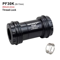 MTB Road Bike Bottom Brackets BB30 BSA30 PF30 BB386 46/42x22 24 30mm Sealed Bearing Mountain Bicycle BB Sets Central Axis