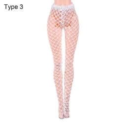 Doll Silk Stockings Mini Fishnet Tights Dolls Accessories Miniature Pantyhose Toys Panty hose Elastic leggings Bottoms Socks