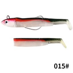 FTK Soft Black Minnow Jig Head 5g 12g 25g Fishing Lure Wobblers Jig Head Silicone Baits Crank Hook Jigging Bass Pike Zander