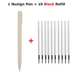 Nusign Gel Pen Neutral Pens Pучка Caneta Rotary Switch Smooth 0.5MM Black Ink Writing for Office School Cute Stationery