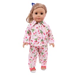 15 Styles Pajamas & Nightgown Cute Pattern Fit 18 Inch American Doll & 43Cm Baby Doll For Generation Accessories Girl's Toy