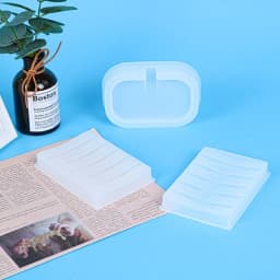 1/3 Pcs Handmade Soap Box Epoxy Resin Mold Soap Dish Tray Holder Casting Silicone Mould DIY Crafts Home Decorations Making Tools