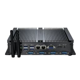 Yohirs Industrial Fanless Mini Computer Intel Core I5 3317U Celeron 1037U 2xRJ45 Lan 4xRS232 COM 8USB Rugged Micro PC Win7 XP OS