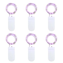 6Pcs LED String Light 1M 2M 3M Battery Operated LED Fairy Garland Lights for Wedding Christmas Festival Party Home Decoration