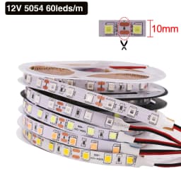 12V 24V Led Strip 5054 2835 5050 60 120 240Leds/m Waterproof Cool/Warm/Natrual White RGB Flexible LED Ribbon Tape Light Lamp 5m