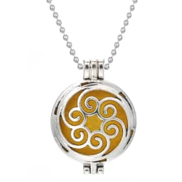 Tree of Life Aroma Diffuser Necklace Perfume Essential Oil Diffuser Aromatherapy Locket Pendant Necklace Fashion Jewelry