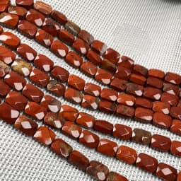 Natural Stone Crystal Agate Beaded Rectangle Faceted Turquoises Scattered Beads for Jewelry Making DIY Necklace Bracelet Gift
