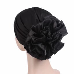 Big Flower Hijab Volumizing Scrunchie Muslim Inner Hijabs Islamic Under Scarf Cap
