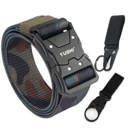 VATLTY 2022 Quick-drying Tactical Belt Men Hard Alloy Quick Release Buckle 1200D Soft Nylon Army Belt Male Military Equipment