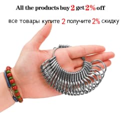 10 Styles Measuring Stick Ring Metal Enlarger Stick Mandrel Handle Hammers Ring Sizer Finger For Jewelry Making Measuring Tools