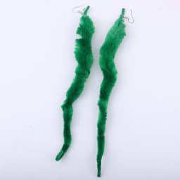 New Lovely Funny Long Plush Worm Drop Earrings For Women Personality Animal Insect Dangle Earrings Fashion Party Jewelry