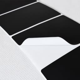 Black Thermal Transfer Label Blank Coated Paper Barcode Adhesive Sticker Waterproof Oil-proof Sticker Label with Belt