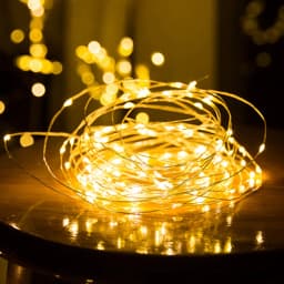5M-50M LED String Lights Silver Copper Wire 12V Fairy Night Lamp for Chiristmas Garland Bedroom Light Indoor Wedding Decoration