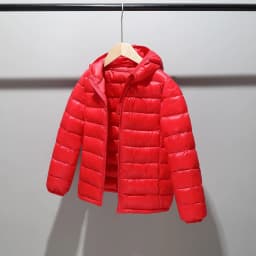 Winter Jacket For Boys Girls Down Cotton Coat Black Long Child Parka Cotton Thin And Light Jacket Kids Outwear Boys Clothes