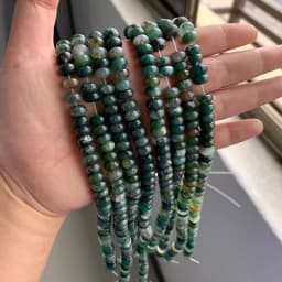 High Quality Natural Stone Bead Rondelle Shape Loose Spacer Abacus Quartz Beads For Handmade Jewelry Bracelet Necklace DIY