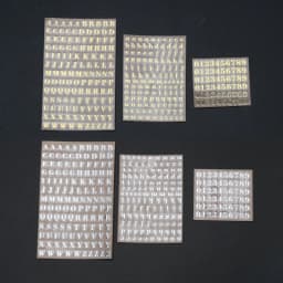 5Pcs 3mm Alphabet Letters Chunky Glitter Epoxy Resin Decorative Stickers Engkish Letters Numbers UV Epoxy Resin Fillings