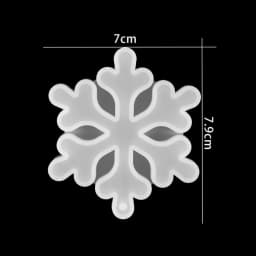New Christmas Multi Shapes Snowflake Pendant Silicone Mold Hanging Epoxy Resin Mould For DIY Christmas Tree Decor Jewelry Making