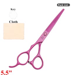 5.5 6.0 Hair Scissors For Left Hand Japan 440C Professional Hairdressing Barbers Cutting Set Thinning Shears Hairdresser B8001