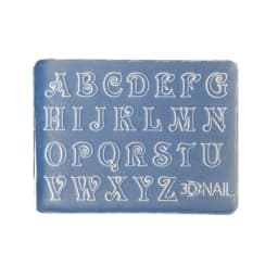 1 Pc Mini Letters Numbers 3D Nail Art Decorations UV Crystal Epoxy Mold Nail Ornaments Silicone Mould DIY Crafts Jewelry Casting