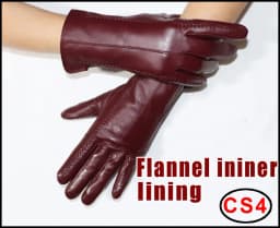Genuine Sheepskin Gloves Women's Winter Warm Thickened Thin Touch Screen Leather Gloves Outdoor Riding High-end Fashion New 2026
