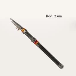 fishing rod and reel combo set casting 1.8-3.6m telescopic carbon fishing rods spinning fishing reel Short travel stick bait set