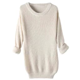 Clearance Wool Women Knitted Sweater Winter Bat Long Sleeve Pullover Autumn Female O-Neck Solid Jumper Loose Casual Top Clothing