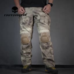 Emersongear E3 Pants With Knee Pads Combat Camouflage Mens Trousers Duty Cargo Outdoor Pant Hunting Hiking Sports