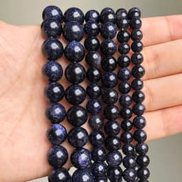 Natural Stone Beads 4-12mm Lava Rose Quartz Tiger Eye Turquoise Labradorite Round Beads for Jewelry Making Diy Bracelet 15inch