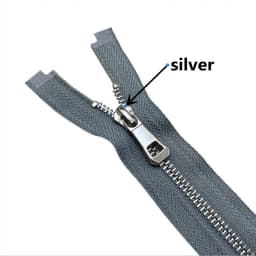 35/45/55/65/75/85cm 5# Colorful High Quality Open-end Auto Lock Gold Metal Zipper DIY Handcraft For Clothing Pocket Garment Shoe