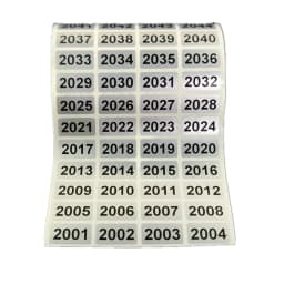1000 Labels Consecutive Number Inventory Storage Sticker Waterproof 20mm x 10mm 001 to 10000 For Choice