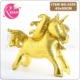 Unique Stand steadily Unicorn Birthday Party Decorations Supplies Wedding Engagement Children's Day Foil Unicorn Balloons globos