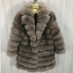 Women's Detachable Real Fox Fur Jacket Thick Warm Removable Vest Luxury Fashion Solid Color Transformable Coat