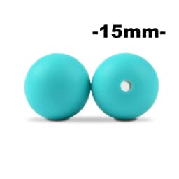 LOFCA 20Pcs Silicone Bead 15MM Food grade silicone beads Used in jewelry making Necklace Bracelets Keychain Jewelry accessories
