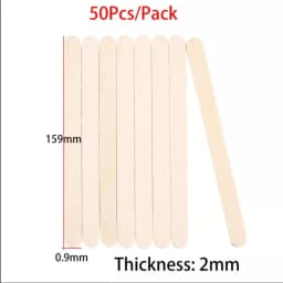 50/100/150Pcs Resin Tool Epoxy Stirring Stick Popsicle Ice Cream Stick Handmade DIY Resin Mold Wood Ice Pop Sticks Making Tools