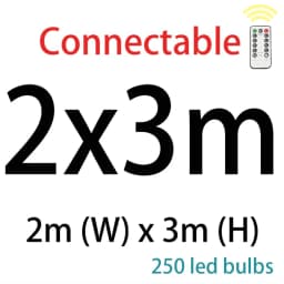 LED Curtain String Lights Christmas Fairy Lights Garland For New Year Home Patio Party Wedding Home Outdoor Decoration