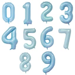 40inch 100cm Large Digit Number Foil Balloons Purple Green Figure Helium Balloon Laser Rainbow Ball Birthday Party Decorations
