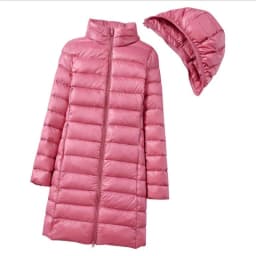SEDUTMO Winter Womens Down Jackets Long Ultra Light Thin Casual Coat Puffer Jacket Slim Remove Hooded Parka ED1275