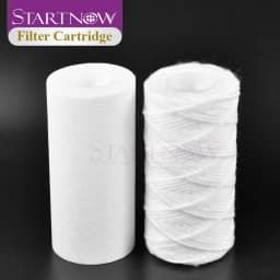 Filter Cartridge Water Purifier 5 / 10 Inch 5-Micron Sediment PP Cotton or Wire Wound For Water Chiller Water Filter System