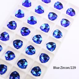 Crystal Rhinestones Fat Triangle All Color Sew On Stones Glass High Quality Flatback Sewing Rhinestone For Clothes Dress Shoes