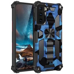 Military Hard Armor Shockproof Case For Samsung Galaxy S26 Ultra S25 FE S24 S23 S22 S21 A57 A17 A15 A16 A56 Kickstand Back Case